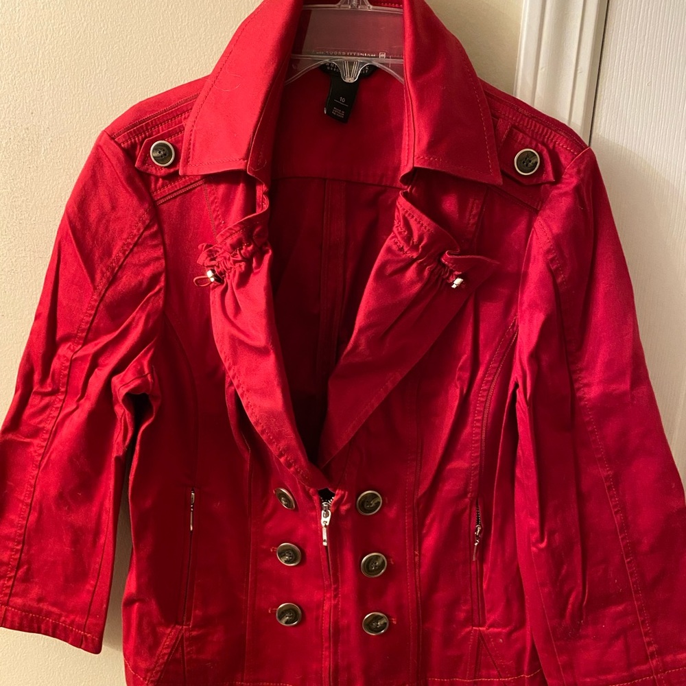 Really Cute WHBM Red Jacket